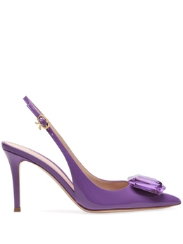 Gianvito Rossi: Фиолетовые туфли 