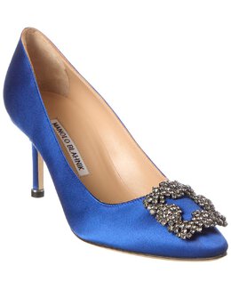 Manolo Blahnik: Синие туфли  Hangisi 70