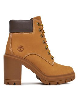 Timberland: Коричневые ботинки 