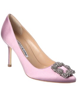 Manolo Blahnik: Фиолетовые туфли  Hangisi 90