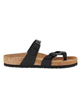 Birkenstock: Чёрные сандалии 