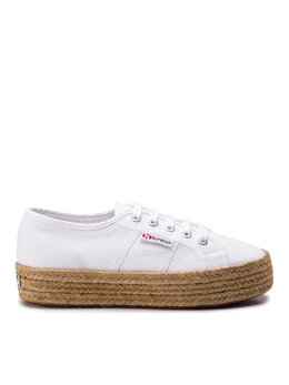 Superga: Белые мокасины 