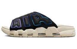 Nike: Чёрные шлёпанцы  Air More Uptempo