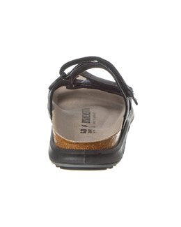 Birkenstock: Чёрные сандалии  Birko Flor