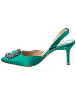 Manolo Blahnik: Зелёные туфли 