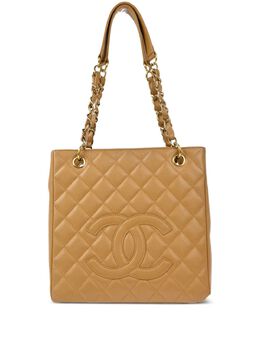 CHANEL Pre-Owned: Светлая сумка-шоппер 