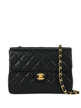 CHANEL Pre-Owned: Чёрная сумка 