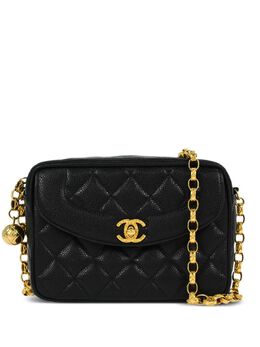 CHANEL Pre-Owned: Чёрная сумка 