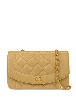 CHANEL Pre-Owned: Бежевая сумка 