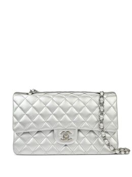 CHANEL Pre-Owned: Серебристая сумка 