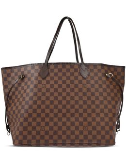 Louis Vuitton Pre-Owned: Коричневая сумка-шоппер 