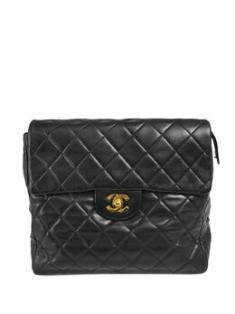 CHANEL Pre-Owned: Чёрный рюкзак 