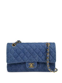 CHANEL Pre-Owned: Голубая сумка 