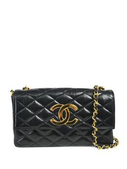 CHANEL Pre-Owned: Чёрная сумка 