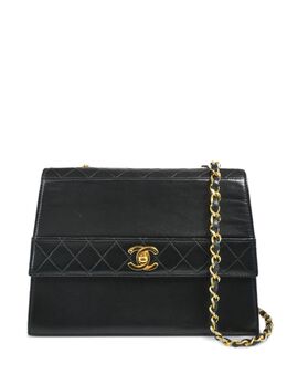 CHANEL Pre-Owned: Чёрная сумка 