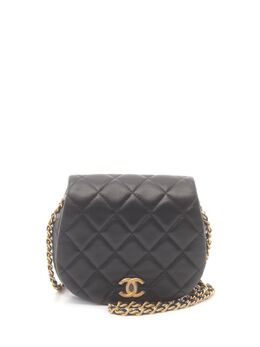 CHANEL Pre-Owned: Чёрная сумка 