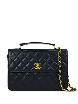 CHANEL Pre-Owned: Синяя сумка 