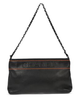 CHANEL Pre-Owned: Чёрная сумка 