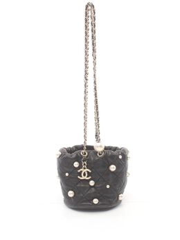 CHANEL Pre-Owned: Чёрная сумка 