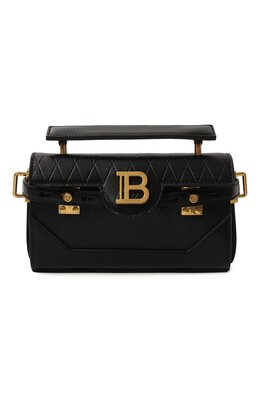 Balmain: Чёрная сумка  B-Buzz 19