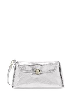 Furla: Серебристая сумка 