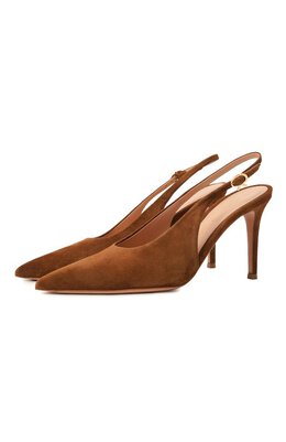 Gianvito Rossi: Коричневые туфли 