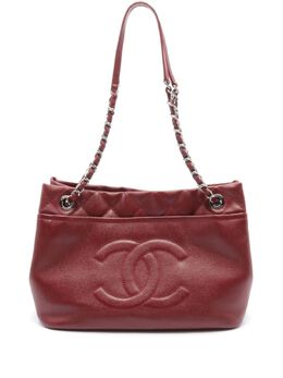 CHANEL Pre-Owned: Красная сумка-шоппер 