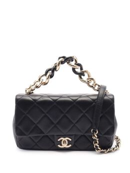 CHANEL Pre-Owned: Чёрная сумка 