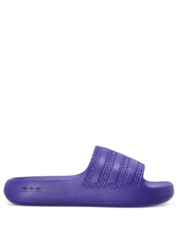 Adidas: Фиолетовые шлёпанцы  Adilette