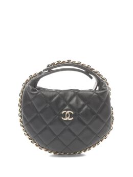 CHANEL Pre-Owned: Чёрная сумка 