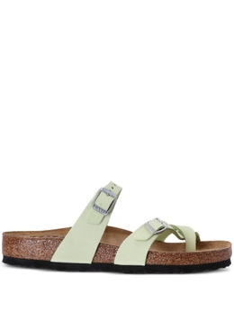 Birkenstock: Зелёные сандалии  Mayari