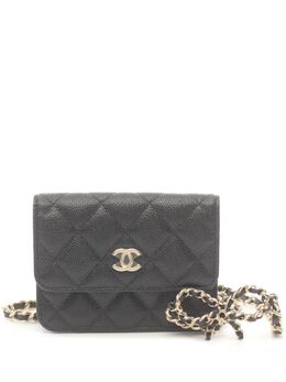 CHANEL Pre-Owned: Чёрная сумка 