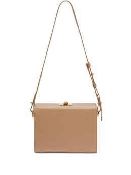 Furla: Бежевая сумка 