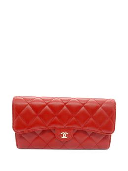 CHANEL Pre-Owned: Красный кошелёк 