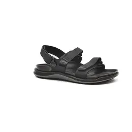 Birkenstock: Чёрные сандалии 