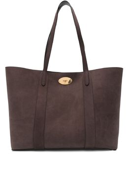 Mulberry: Коричневая сумка-шоппер  Bayswater