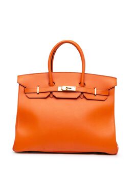 Hermès Pre-Owned: Оранжевая сумка 