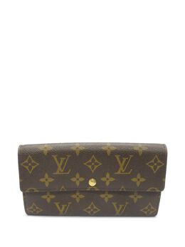 Louis Vuitton Pre-Owned: Коричневый кошелёк 