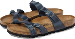 Birkenstock: Голубые сандалии 