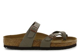 Birkenstock: Сандалии  Mayari цвета хаки