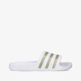 Adidas: Белые шлёпанцы  Adilette