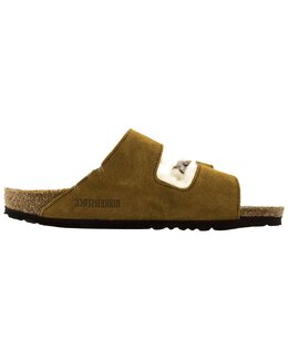 Birkenstock: Коричневые сандалии 