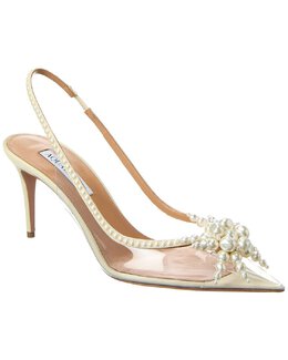 Aquazzura: Бежевые туфли 