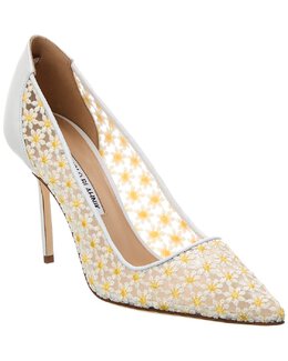 Manolo Blahnik: Белые туфли 