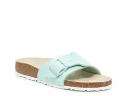 Birkenstock: Зелёные сандалии 