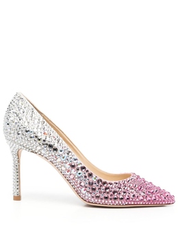 JIMMY CHOO: Серебристые туфли  Romy 85