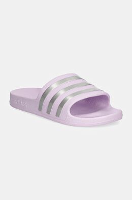 Adidas: Фиолетовые шлёпанцы  Adilette