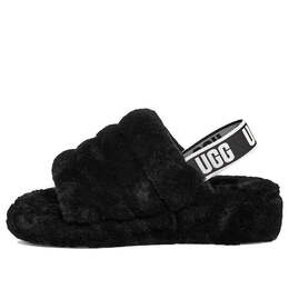 UGG: Чёрные сандалии 