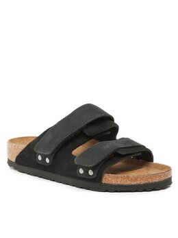 Birkenstock: Чёрные сабо 