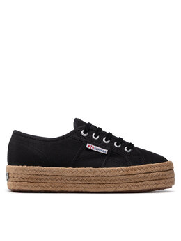 Superga: Чёрные мокасины 